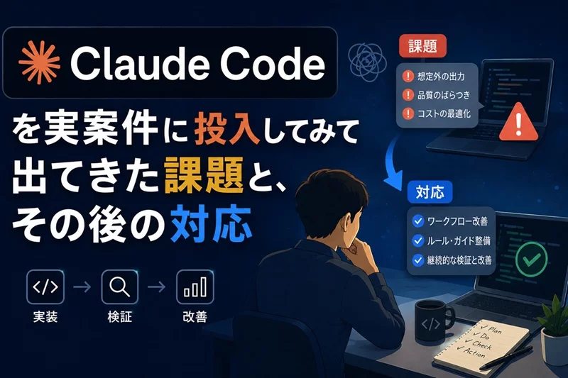 Claude Codeを実案件に投入してみて出てきた課題と、その後の対応